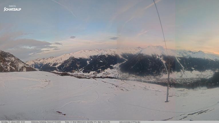 Webcam Davos Jakobshorn: Strela Berg