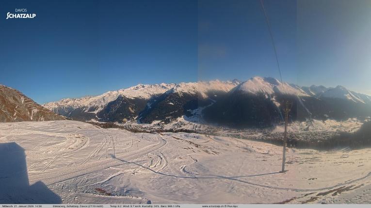 Webcam Davos Jakobshorn: Strela Berg