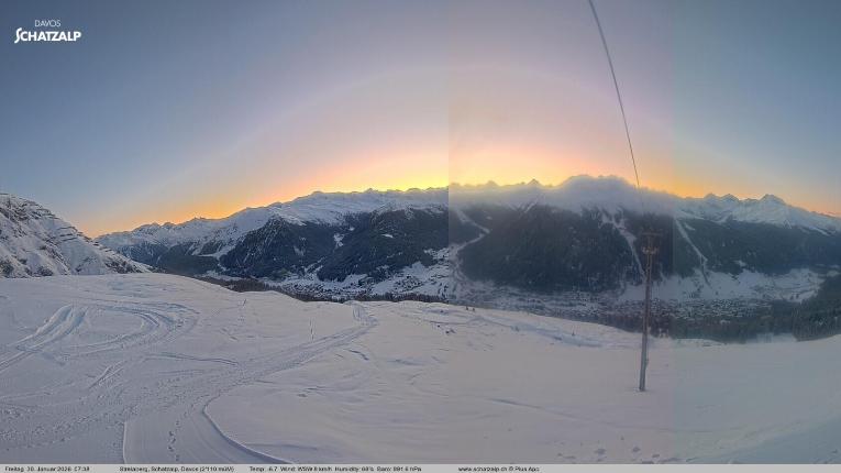 Webcam Davos Jakobshorn: Strela Berg