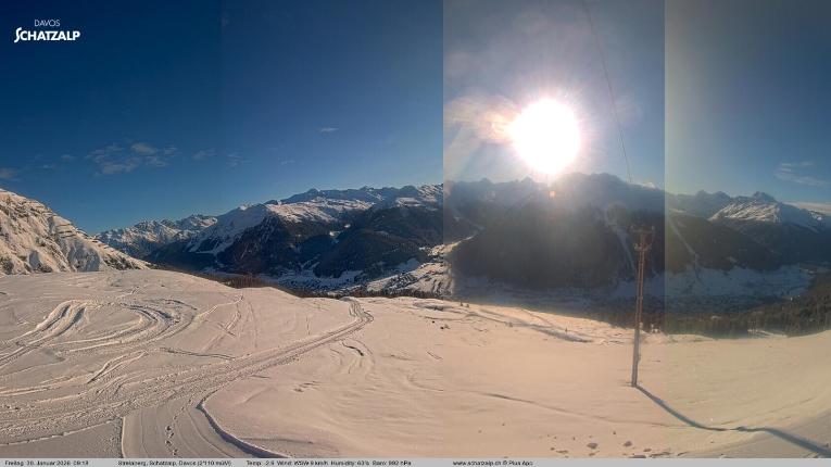 Webcam Davos Jakobshorn: Strela Berg