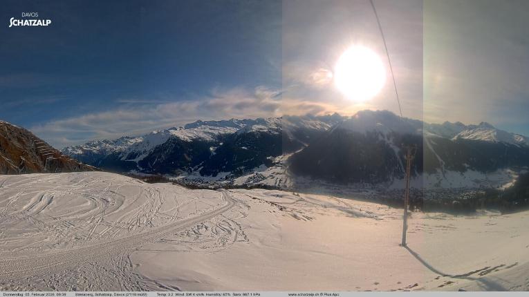 Webcam Davos Jakobshorn: Strela Berg