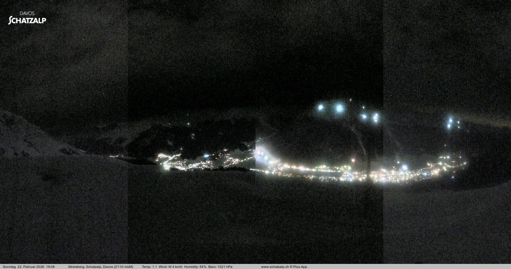 Webcam Davos Jakobshorn: Strela Berg