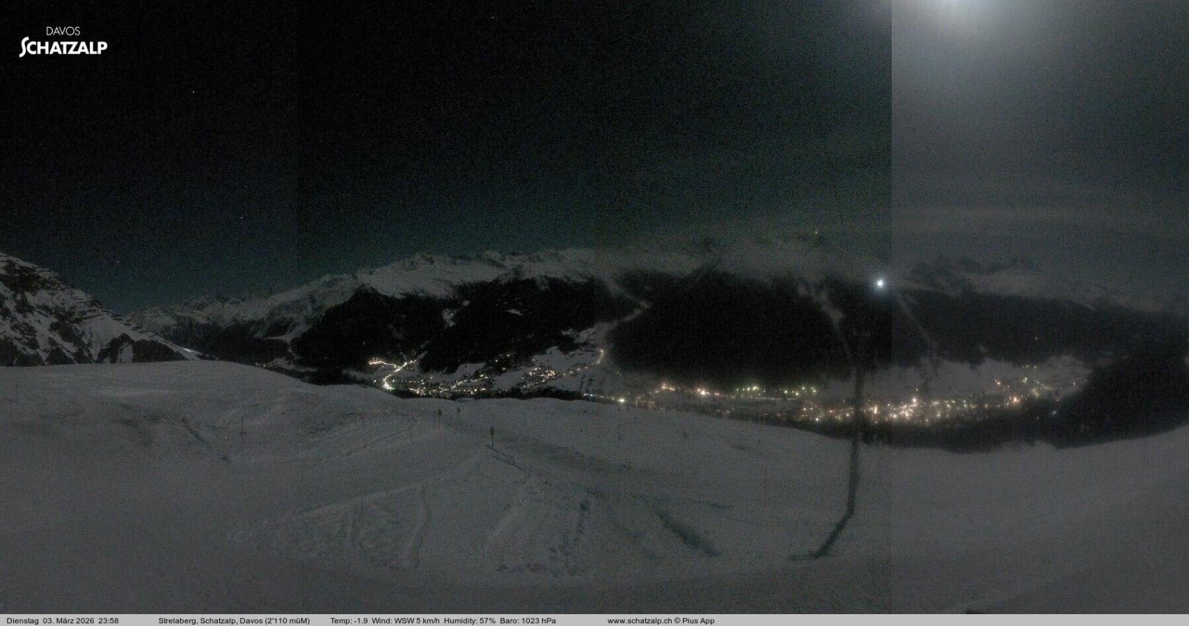 Webcam Davos Jakobshorn: Strela Berg