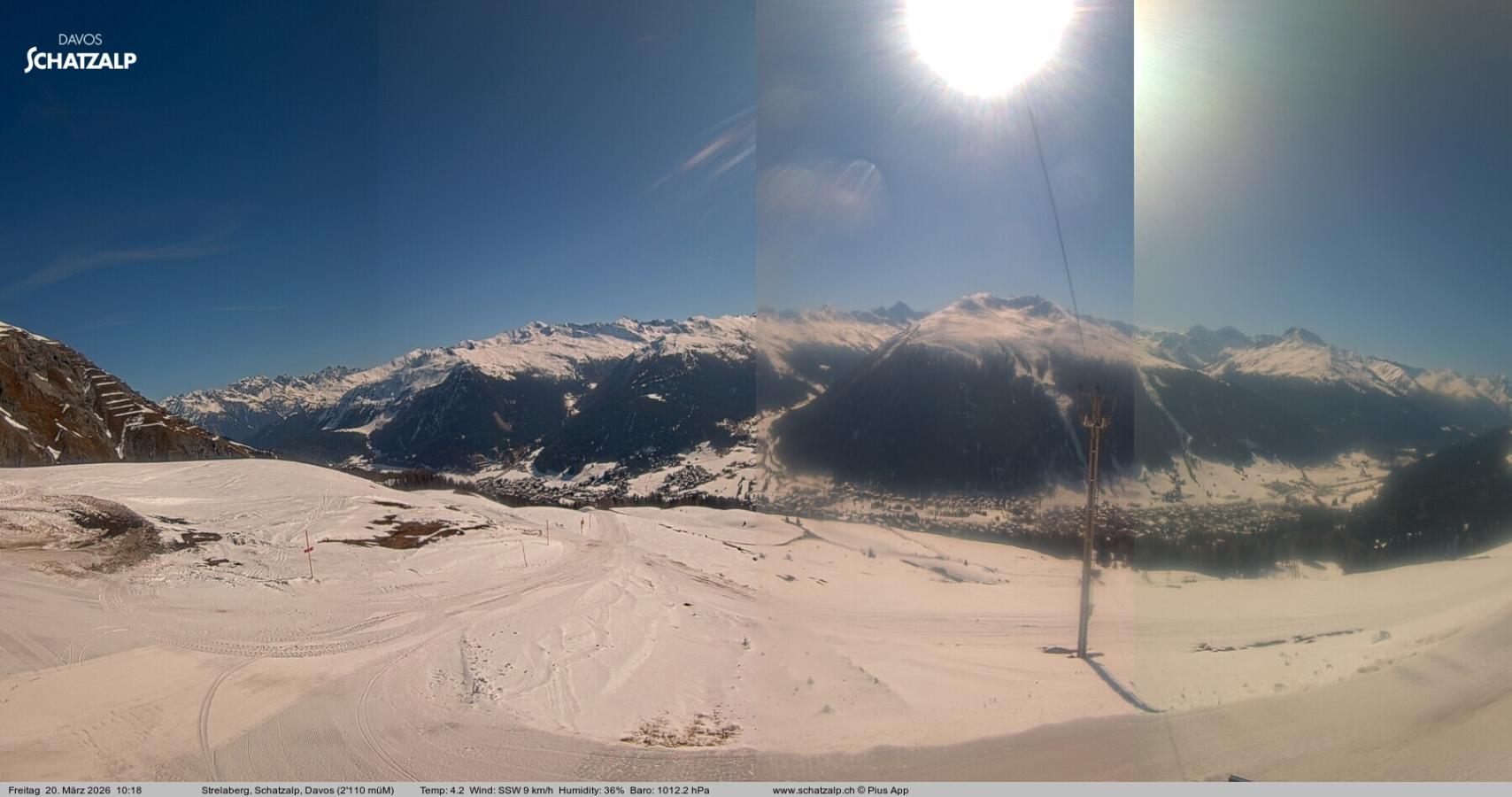Webcam Davos Jakobshorn: Strela Berg