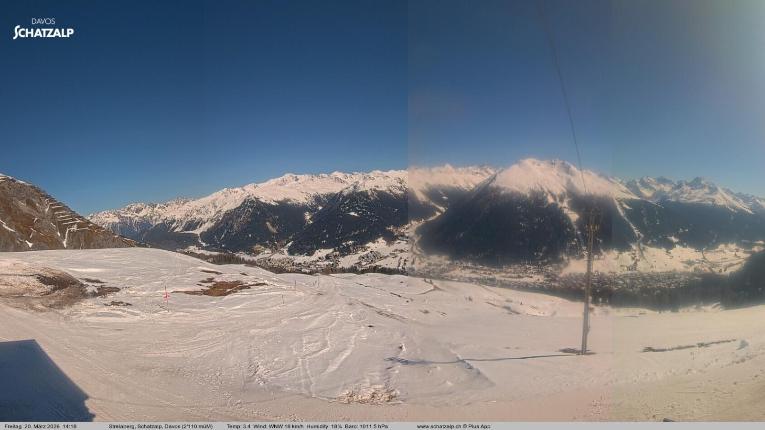 Webcam Davos Jakobshorn: Strela Berg