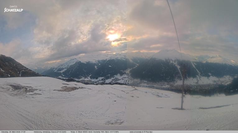 Webcam Davos Jakobshorn: Strela Berg