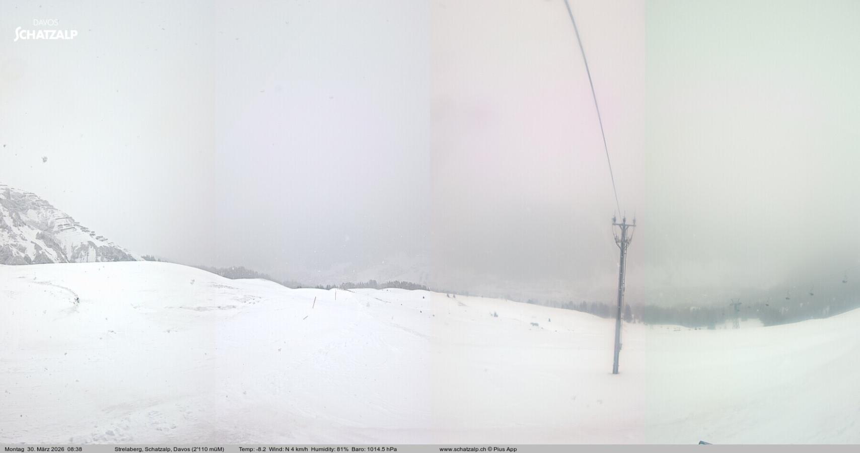 Webcam Davos Jakobshorn: Strela Berg