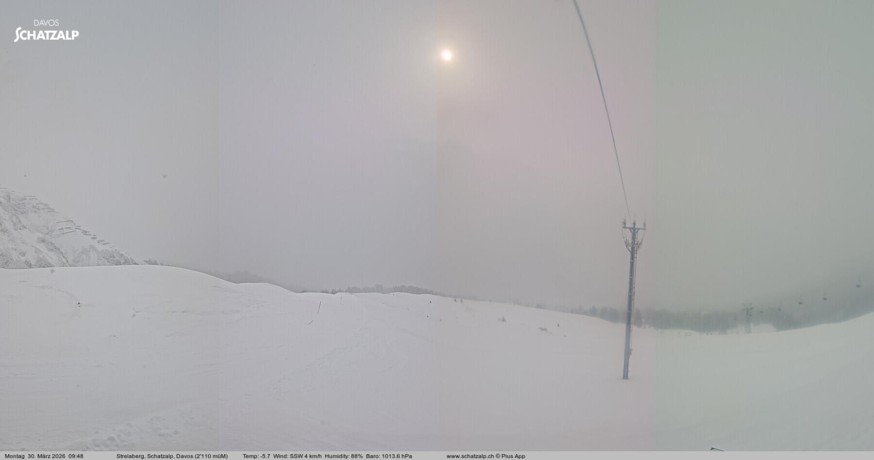 Webcam Davos Jakobshorn: Strela Berg