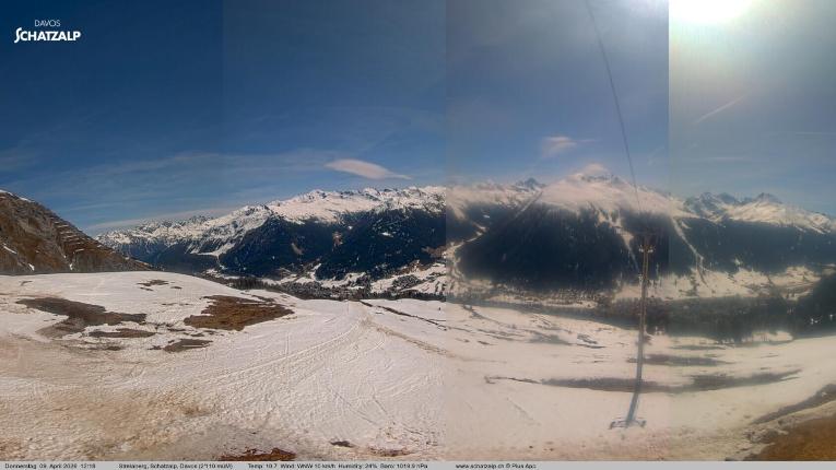 Webcam Davos Jakobshorn: Strela Berg