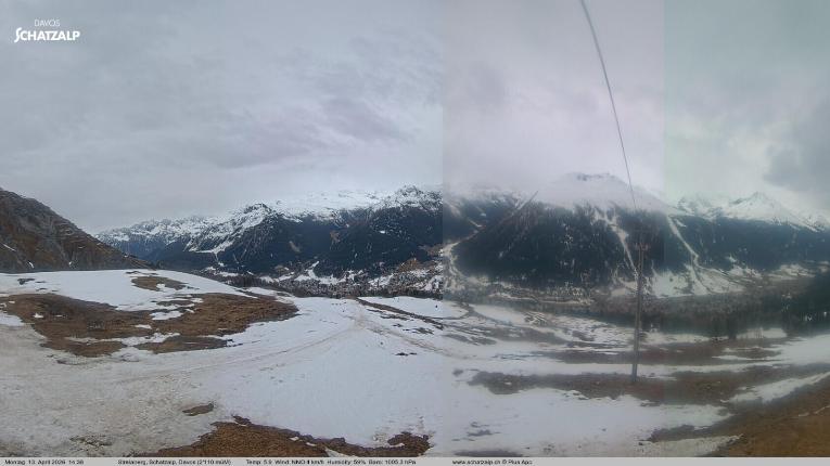 Webcam Davos Jakobshorn: Strela Berg