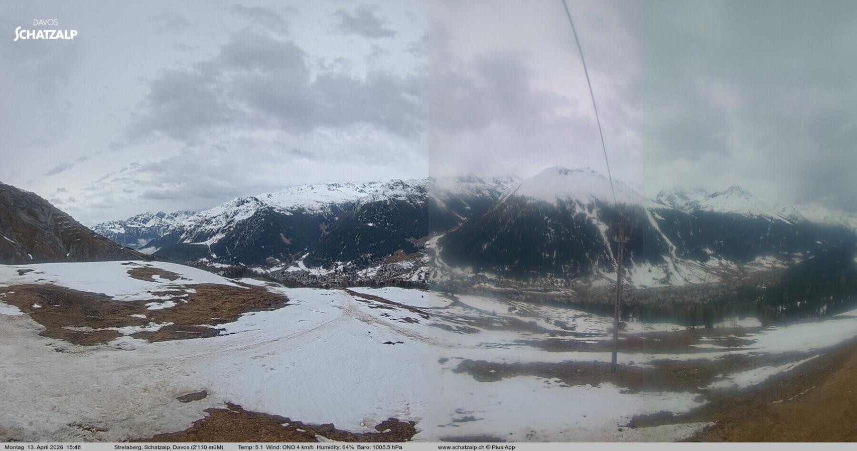 Webcam Davos Jakobshorn: Strela Berg