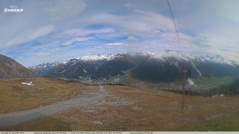 Webcam Davos Jakobshorn: Strela Berg