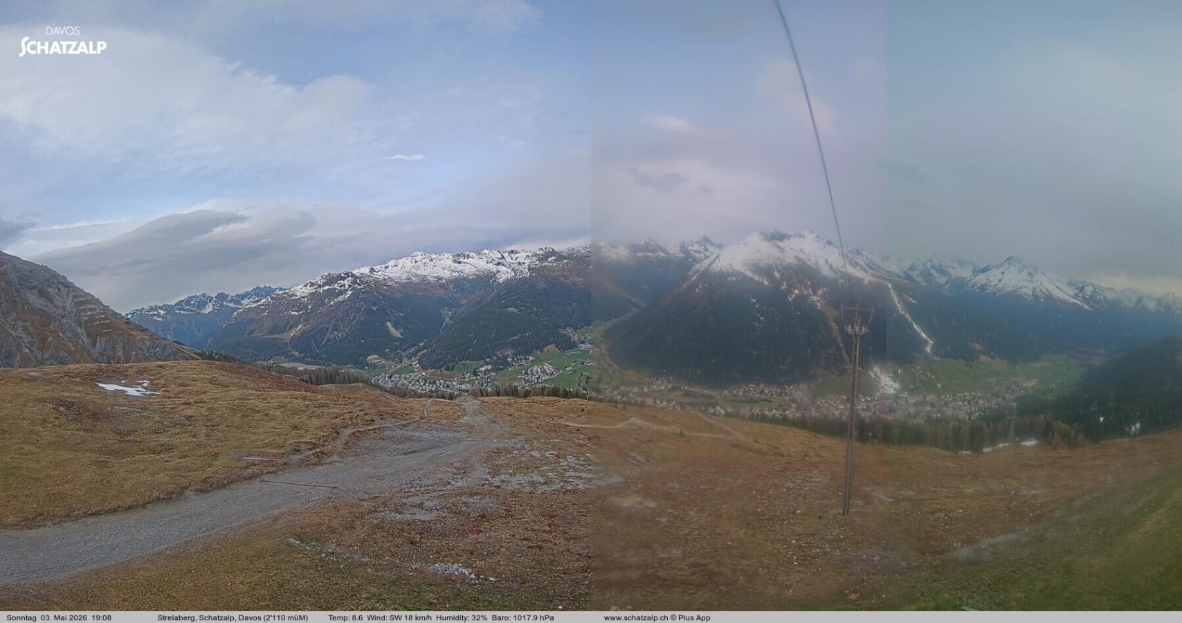 Webcam Davos Jakobshorn: Strela Berg
