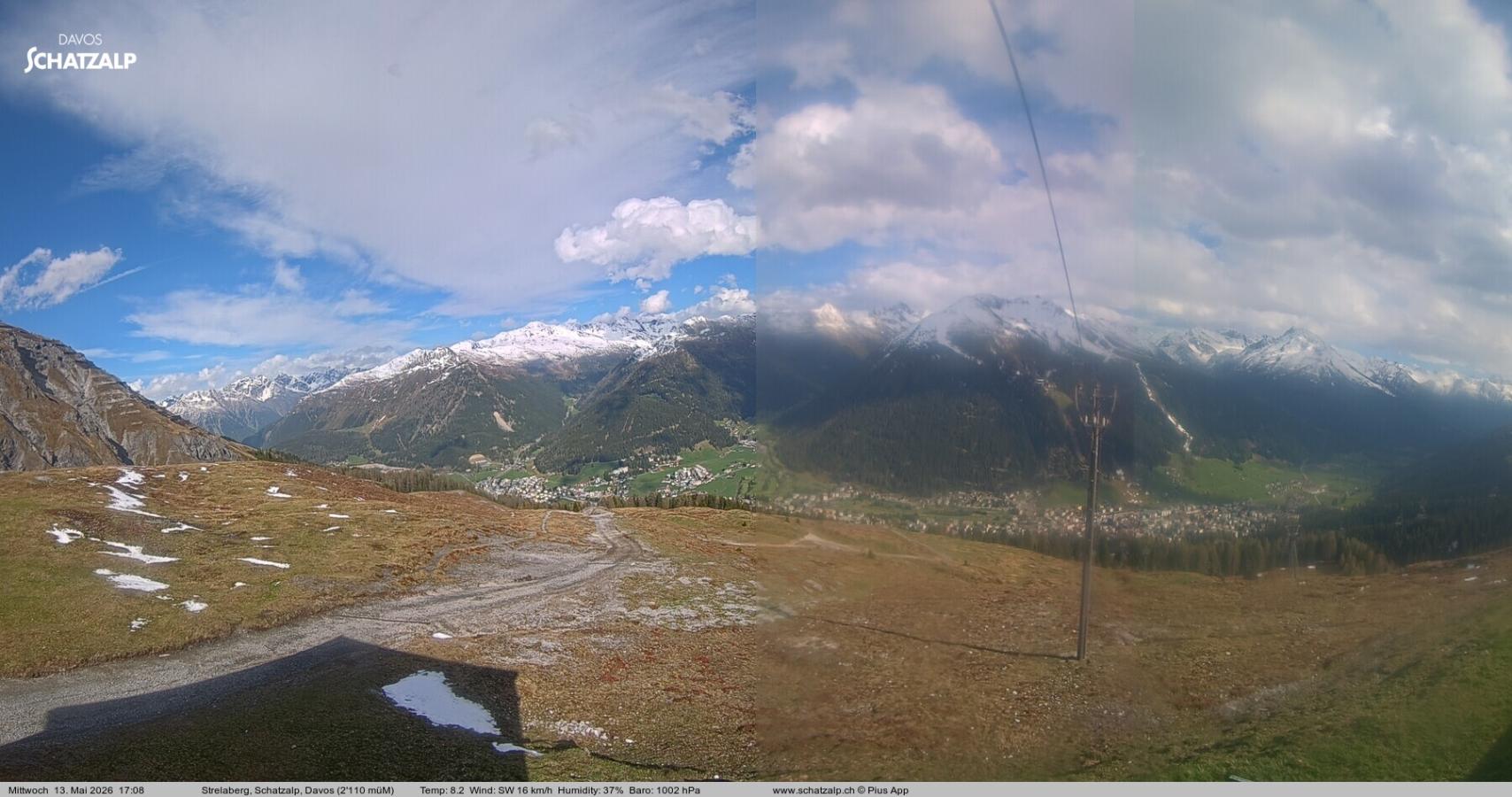 Webcam Davos Jakobshorn: Strela Berg