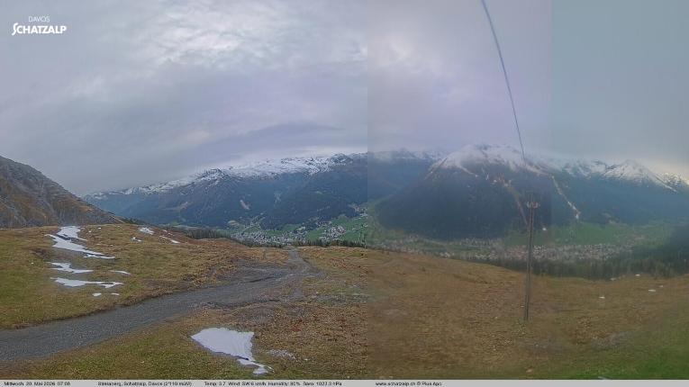 Webcam Davos Jakobshorn: Strela Berg