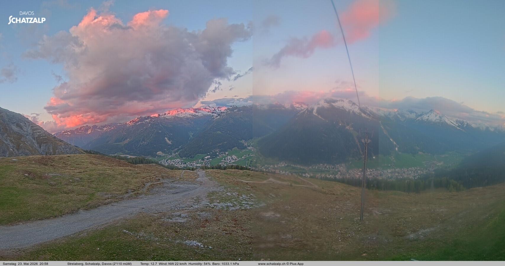 Webcam Davos Jakobshorn: Strela Berg