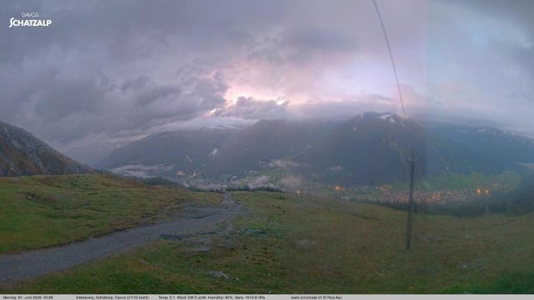 Webcam Davos Jakobshorn: Strela Berg