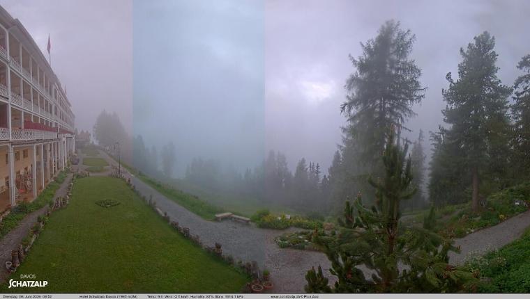 Webcam Davos Jakobshorn: Terasse Hotel Schatzalp