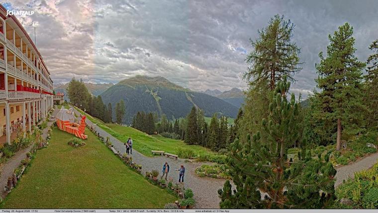 Webcam Davos Jakobshorn: Terasse Hotel Schatzalp