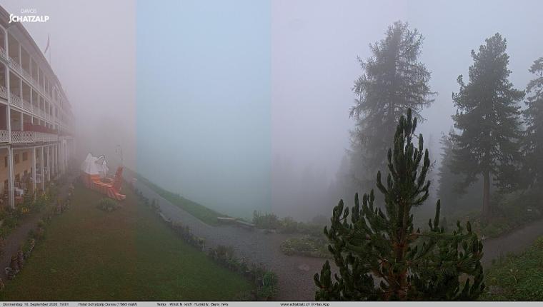 Webcam Davos Jakobshorn: Terasse Hotel Schatzalp