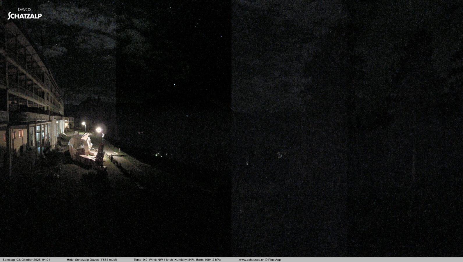 Webcam Davos Jakobshorn: Terasse Hotel Schatzalp