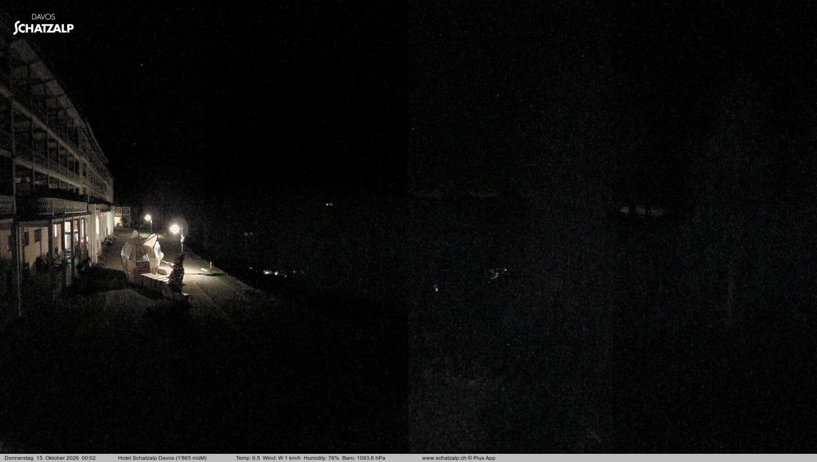 Webcam Davos Jakobshorn: Terasse Hotel Schatzalp