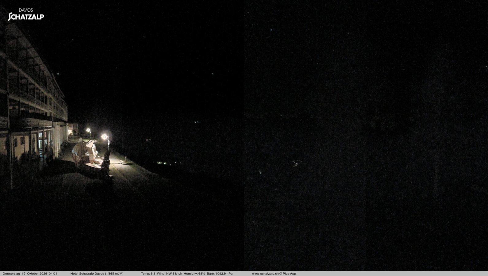 Webcam Davos Jakobshorn: Terasse Hotel Schatzalp