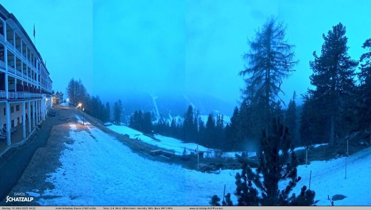 Webcam Davos Jakobshorn: Terasse Hotel Schatzalp