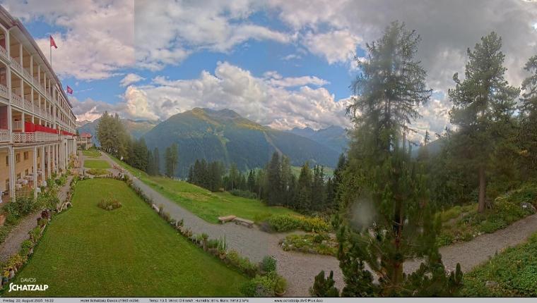 Webcam Davos Jakobshorn: Terasse Hotel Schatzalp