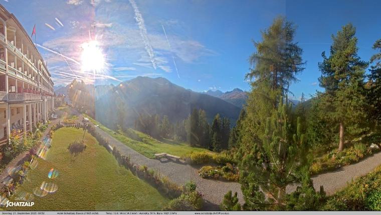 Webcam Davos Jakobshorn: Terasse Hotel Schatzalp