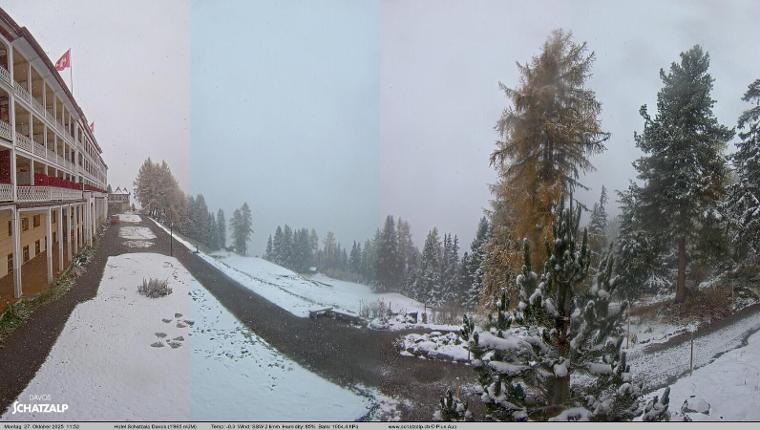Webcam Davos Jakobshorn: Terasse Hotel Schatzalp