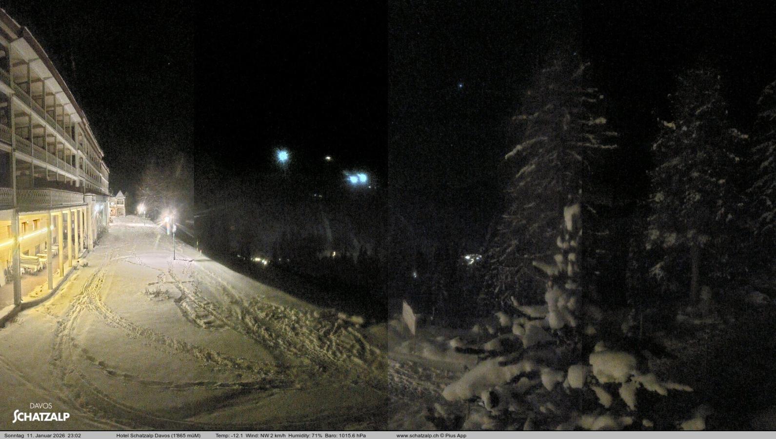 Webcam Davos Jakobshorn: Terasse Hotel Schatzalp