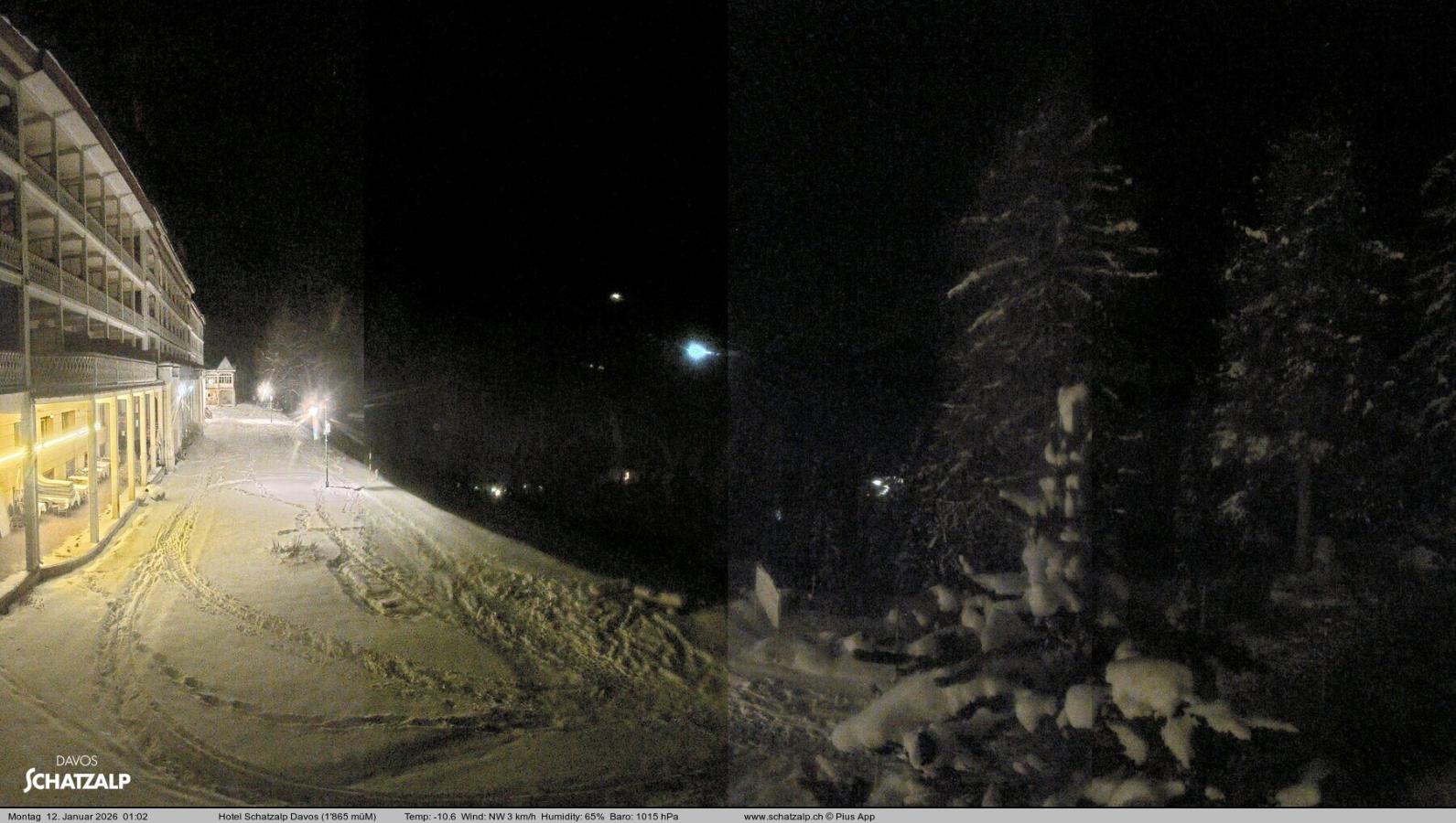 Webcam Davos Jakobshorn: Terasse Hotel Schatzalp