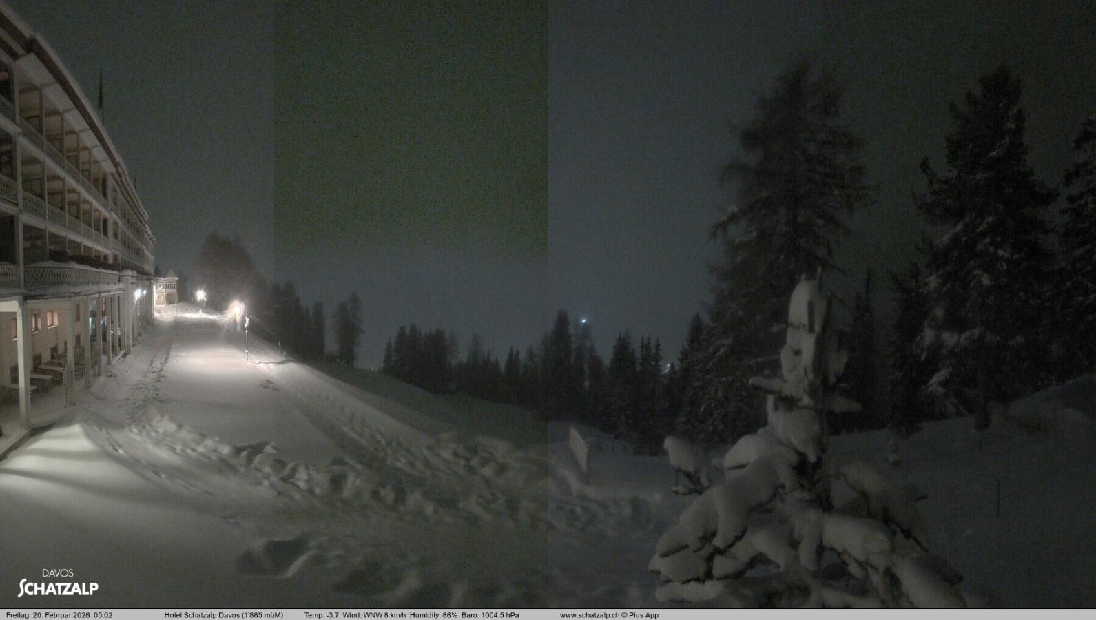 Webcam Davos Jakobshorn: Terasse Hotel Schatzalp