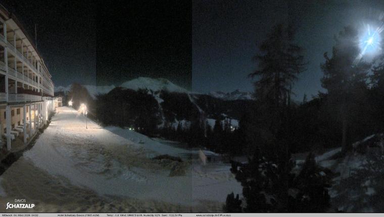 Webcam Davos Jakobshorn: Terasse Hotel Schatzalp