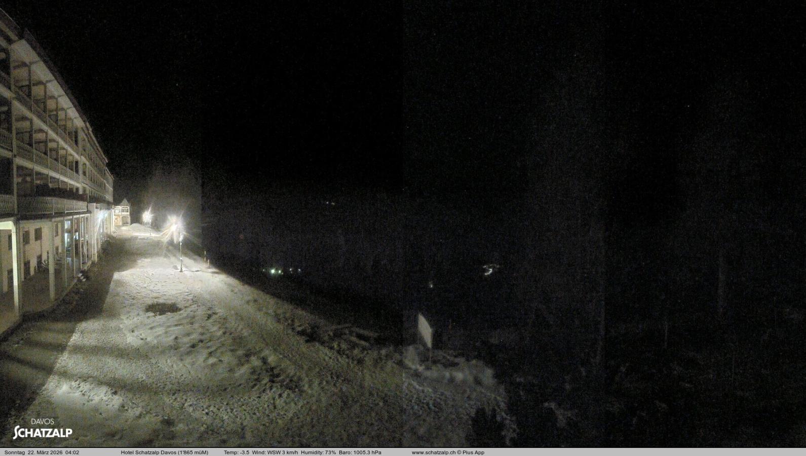 Webcam Davos Jakobshorn: Terasse Hotel Schatzalp