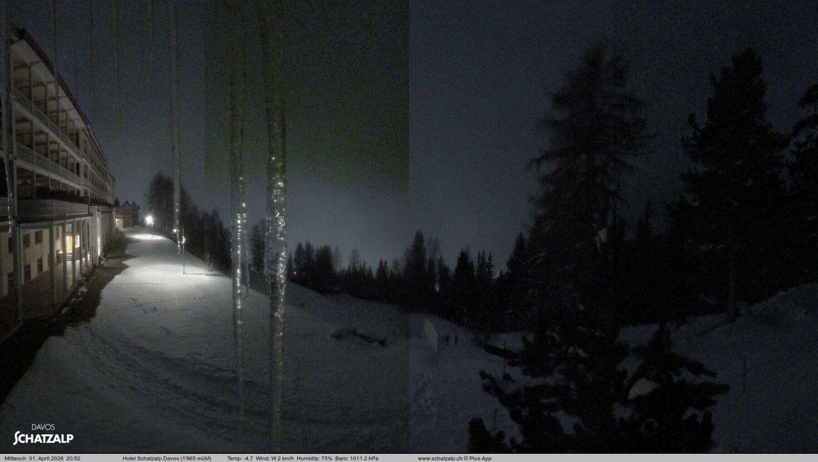 Webcam Davos Jakobshorn: Terasse Hotel Schatzalp