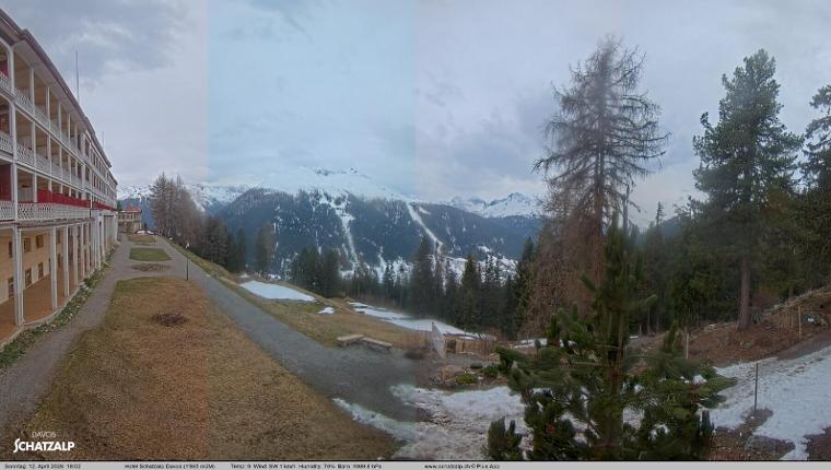 Webcam Davos Jakobshorn: Terasse Hotel Schatzalp