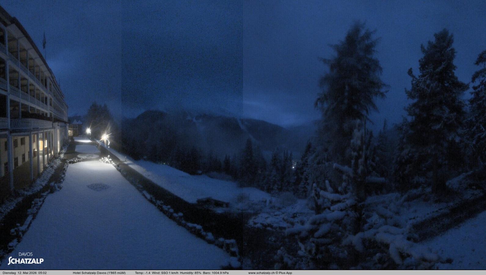 Webcam Davos Jakobshorn: Terasse Hotel Schatzalp