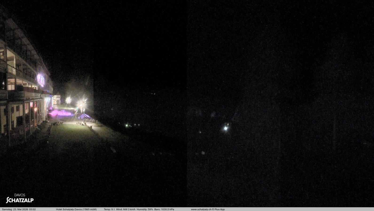 Webcam Davos Jakobshorn: Terasse Hotel Schatzalp