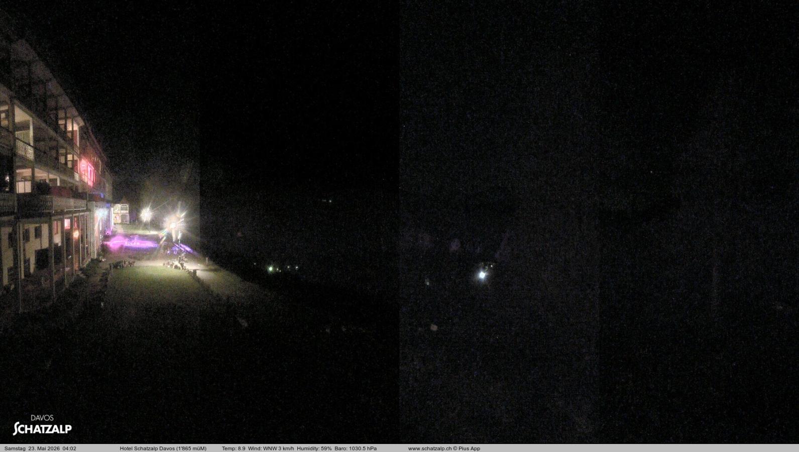 Webcam Davos Jakobshorn: Terasse Hotel Schatzalp