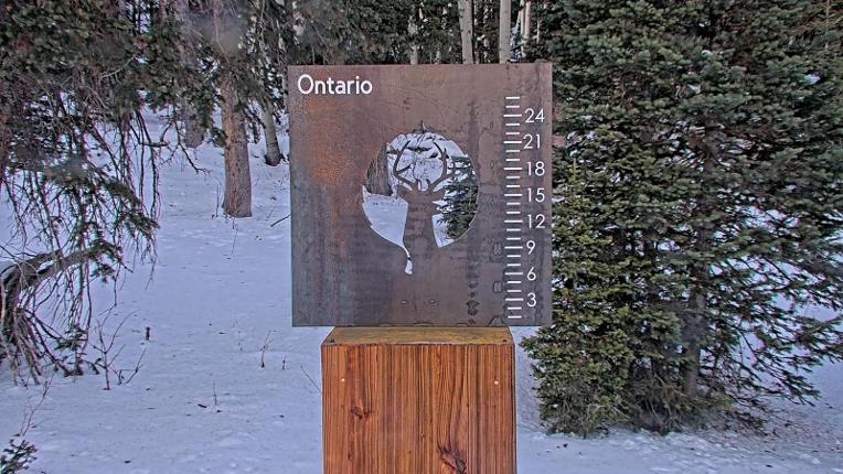 Webcam Deer Valley: Snow Stake