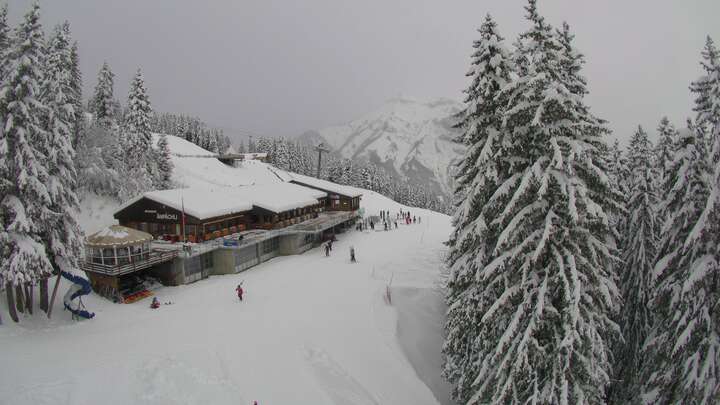 Webcam Elm: Sportbahnen Ämpächli