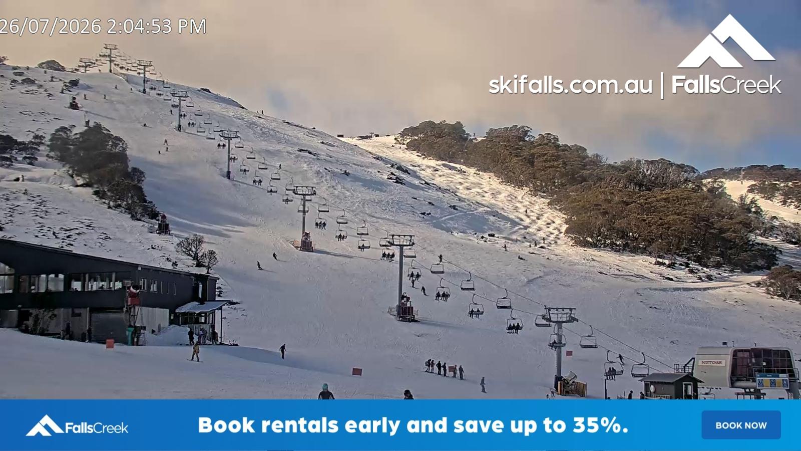 Webcam Falls Creek: Scott Chair Botom