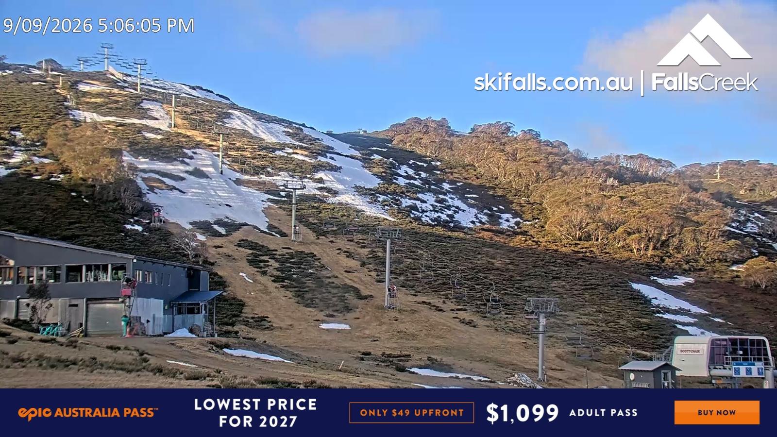 Webcam Falls Creek: Scott Chair Botom