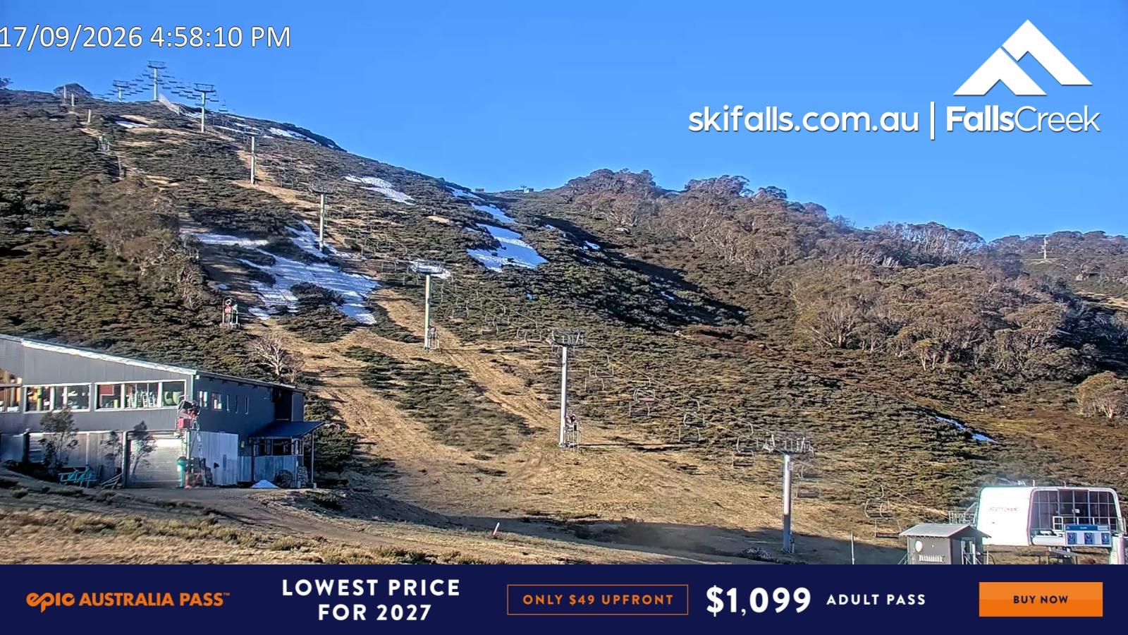 Webcam Falls Creek: Scott Chair Botom