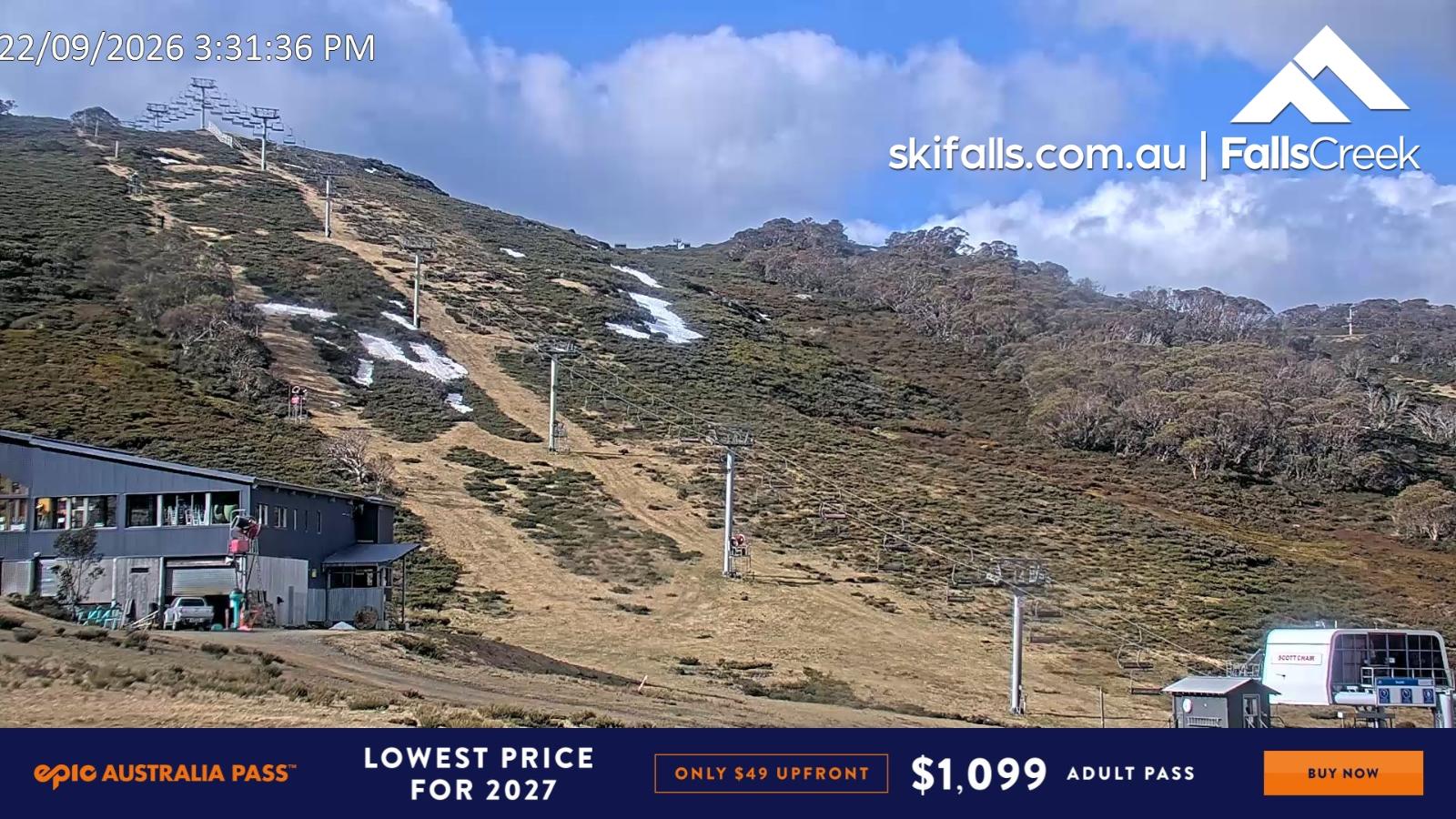 Webcam Falls Creek: Scott Chair Botom
