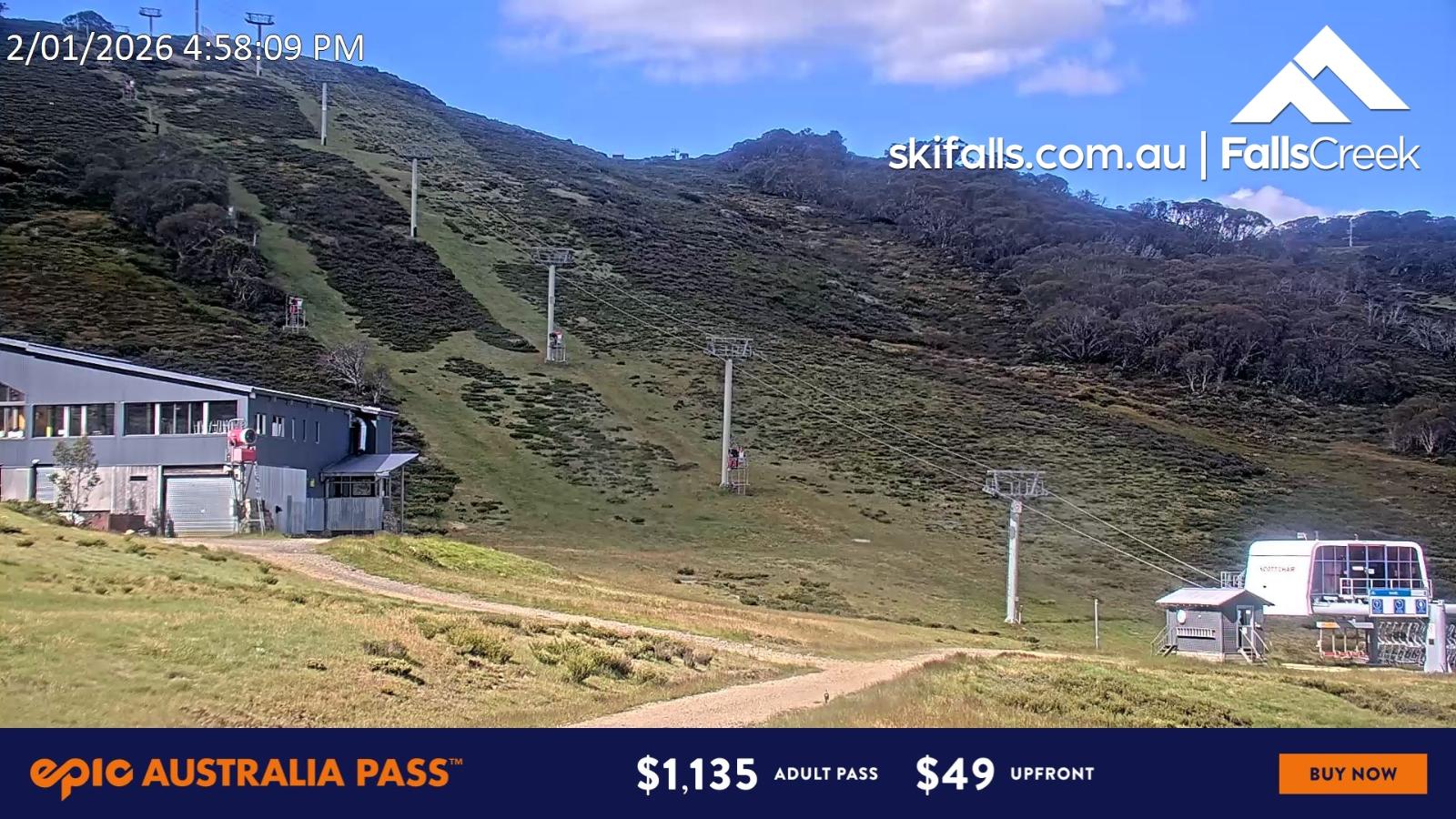 Webcam Falls Creek: Scott Chair Botom