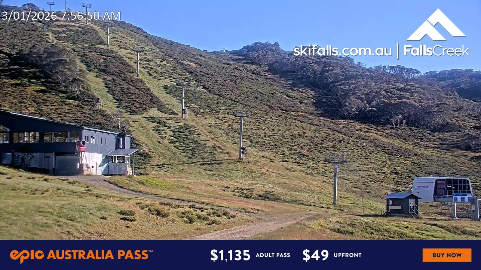 Webcam Falls Creek: Scott Chair Botom