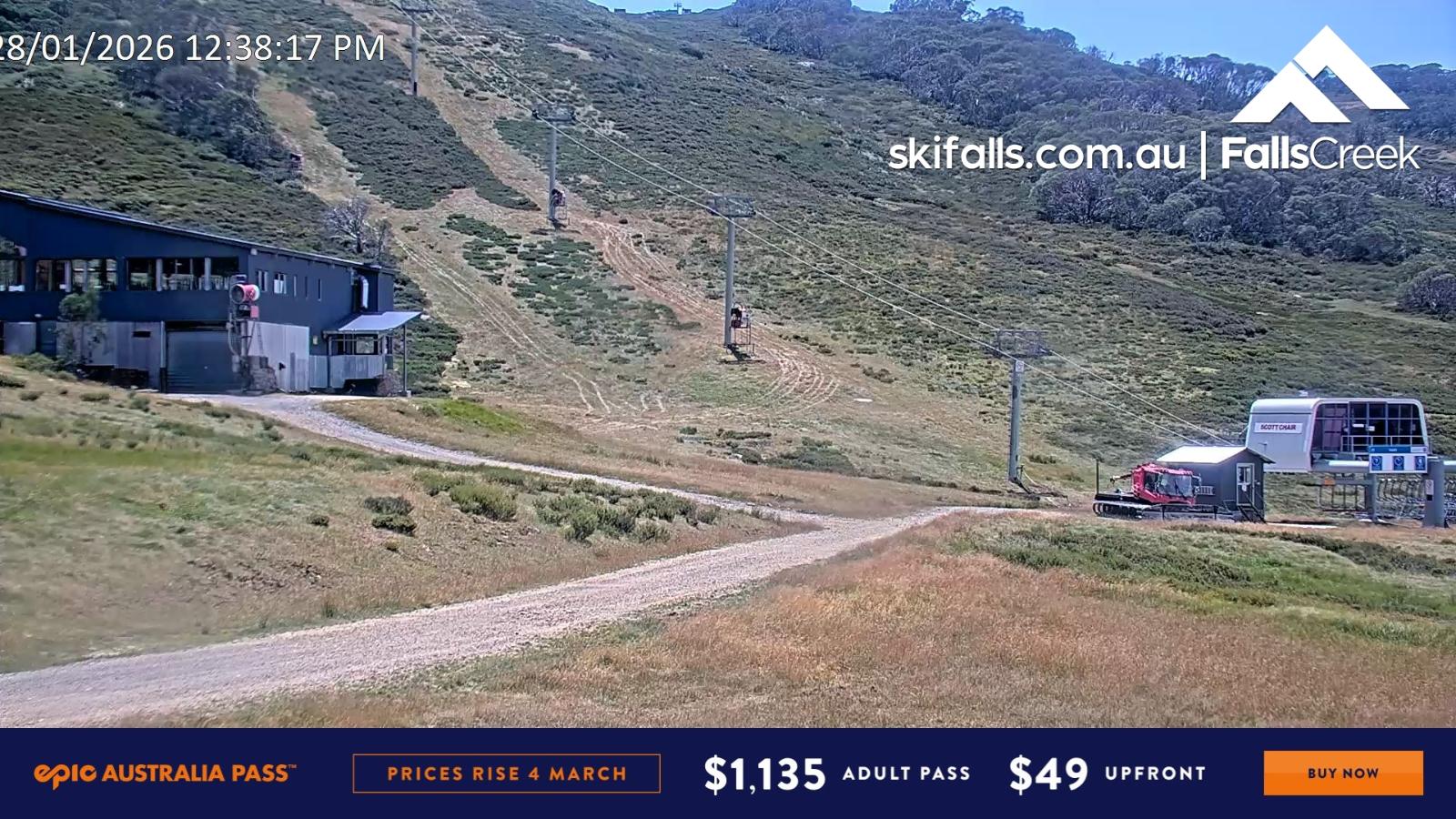 Webcam Falls Creek: Scott Chair Botom